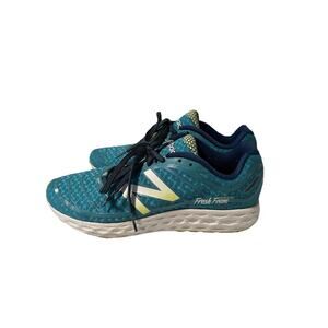 NEW BALANCE Shoes BORACAY Womens Size 9.5 Teal White FRESH FOAM Sneaker W980BB2